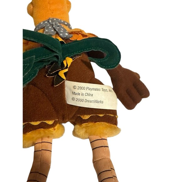 Vintage 2000 Chicken Run Plush Stuffed Toy Rocky Rooster 9" Playmates Dreamworks - Picture 3 of 5